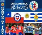 Четверть финала, Чили против Уругвая, Копа Америка Чили 2015